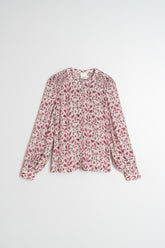SMOCK-DETAIL SHIRT