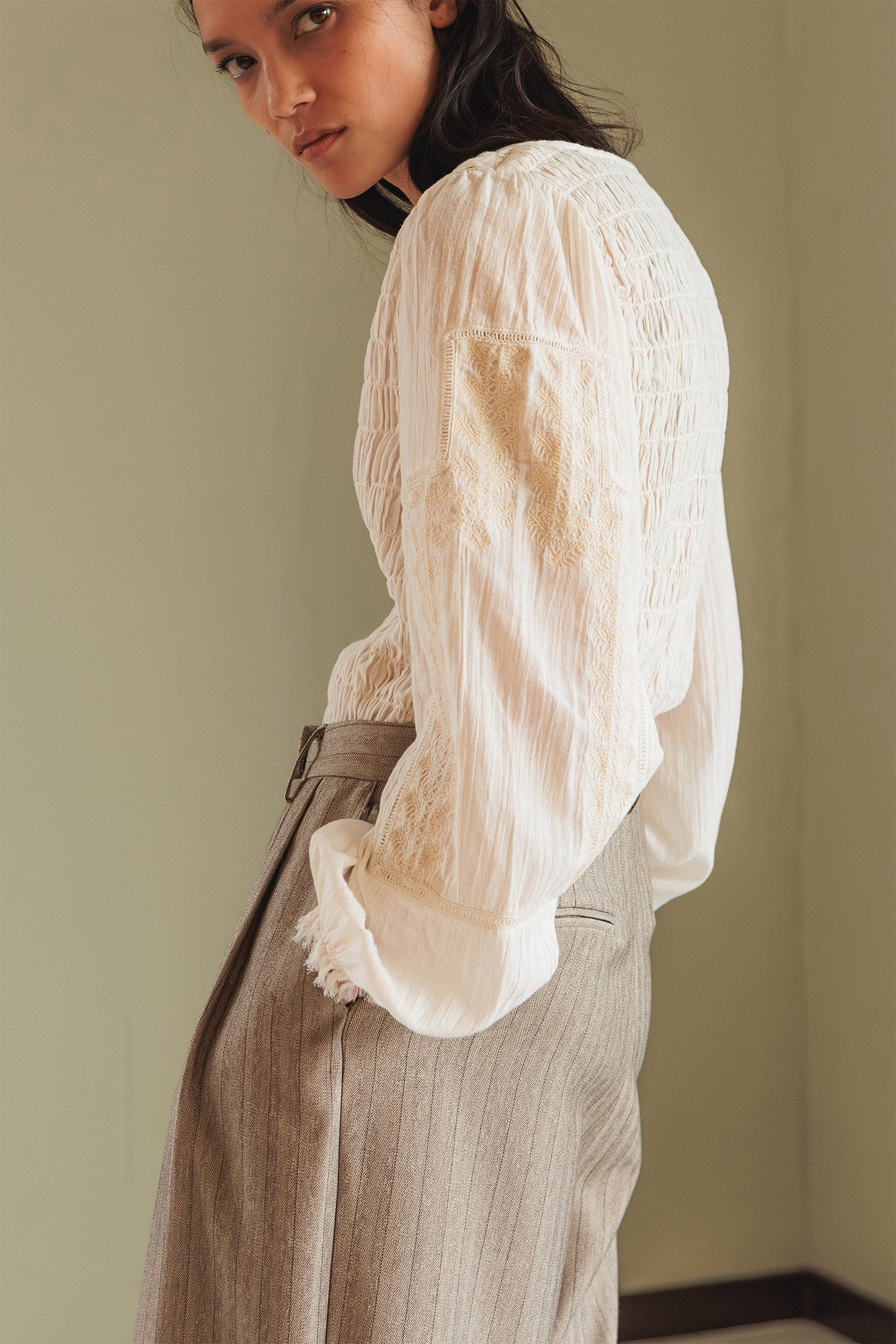 ETHNIC EMBROIDERED BLOUSE