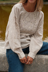 ROMANTIC EMBROIDERED BLOUSE