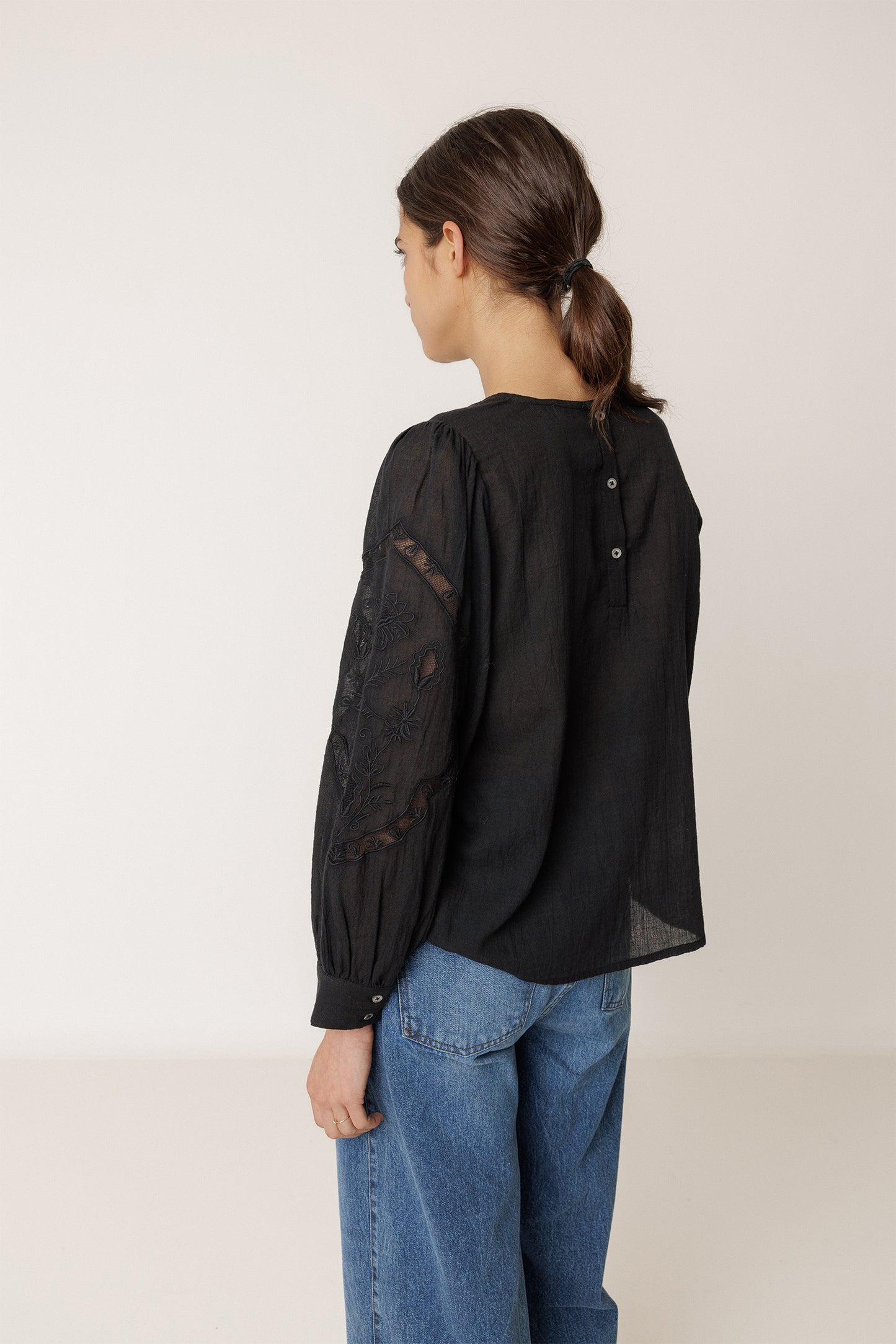 ROMANTIC EMBROIDERED BLOUSE