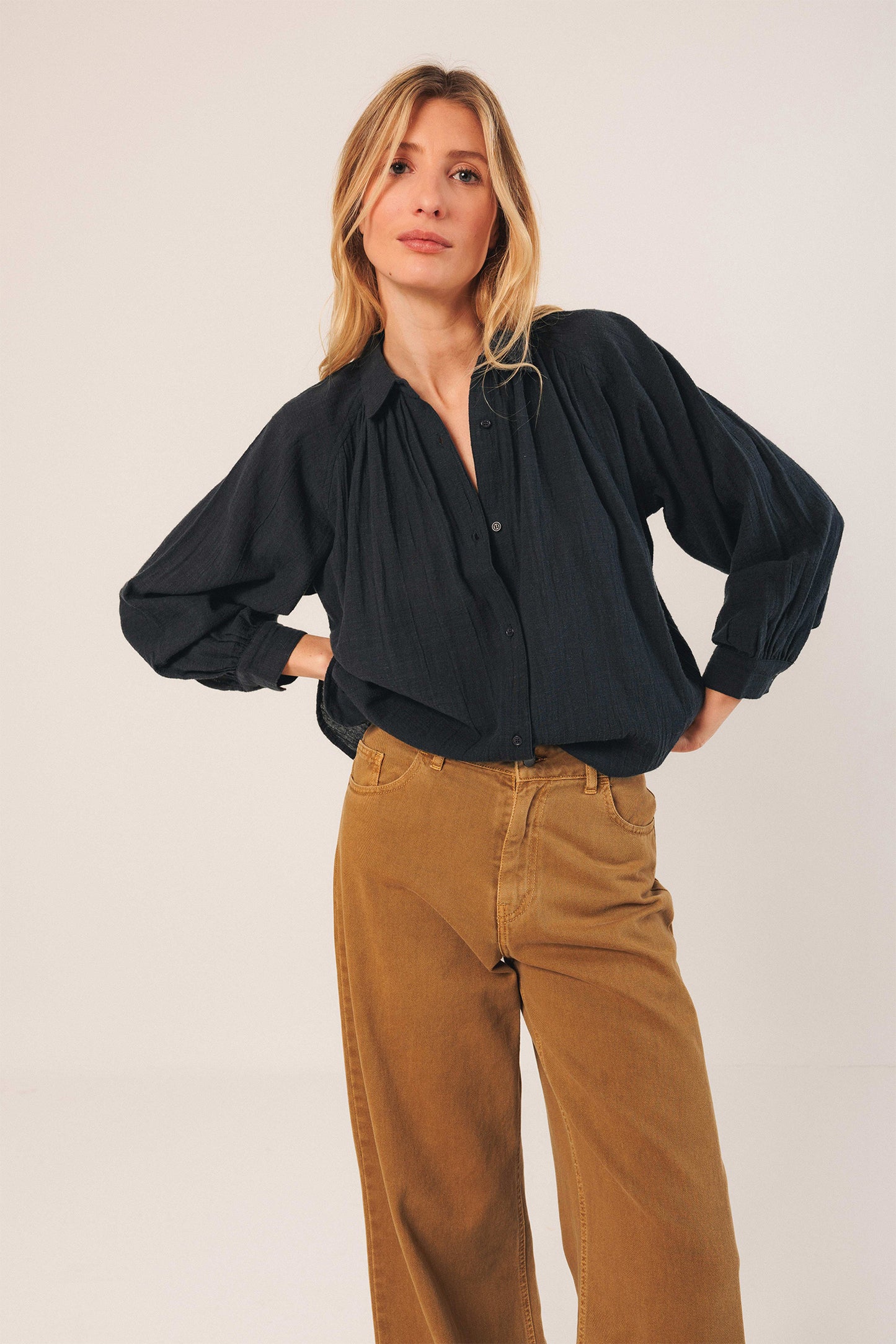CREPE COTTON SHIRT