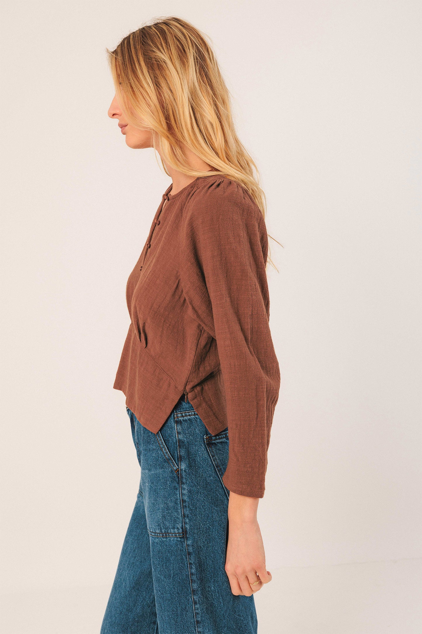 CREPE COTTON BLOUSE