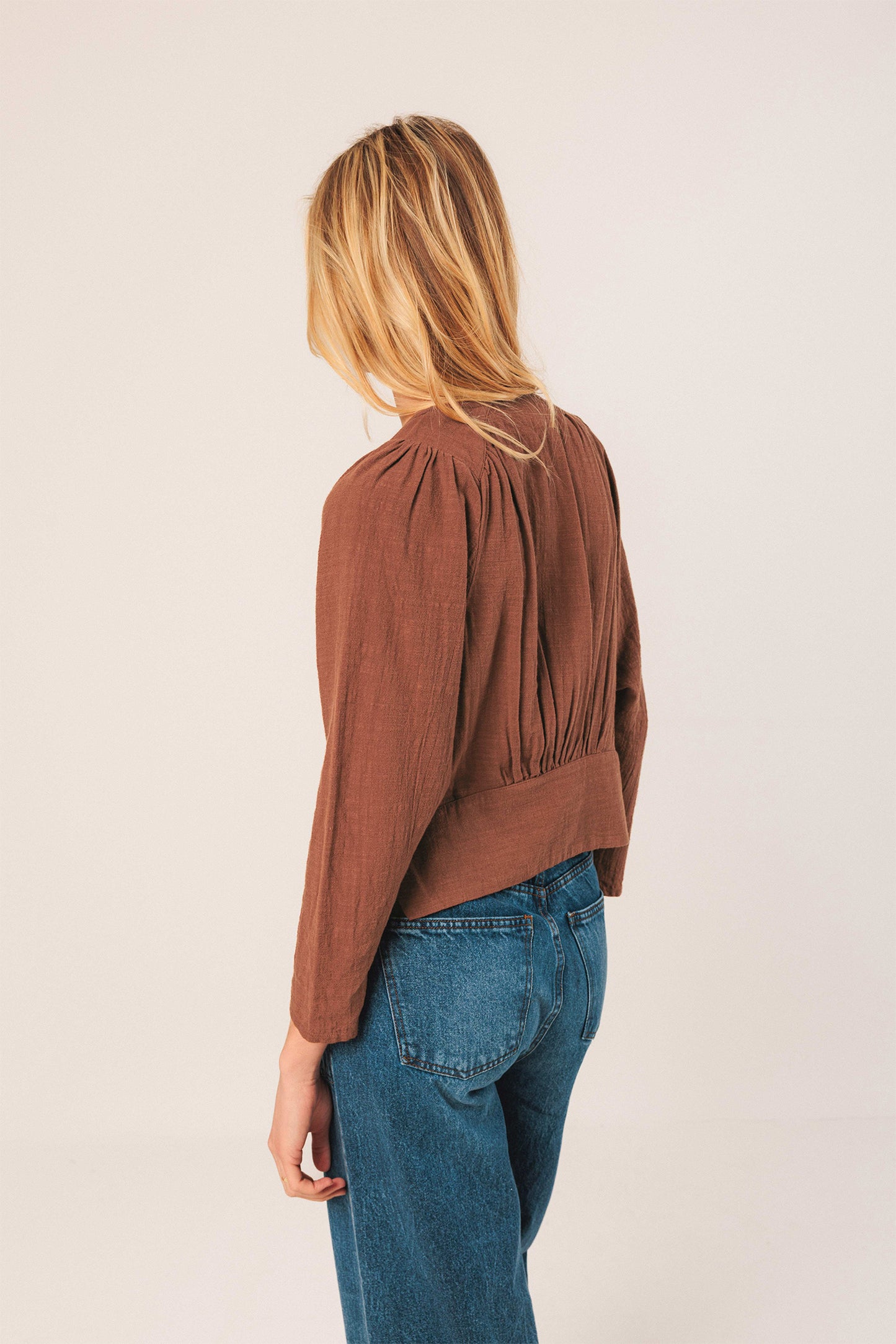 CREPE COTTON BLOUSE