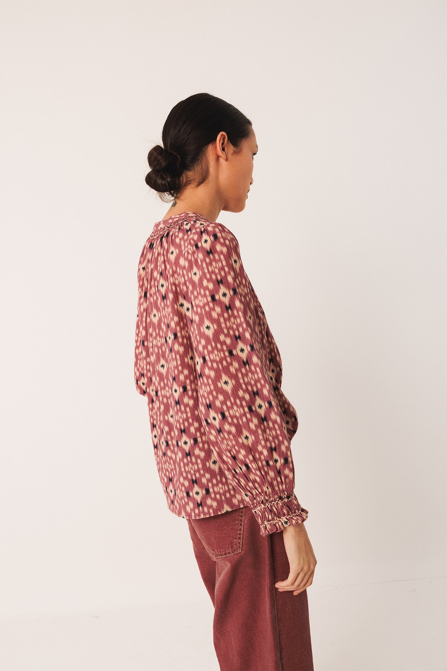 IKAT-PRINT SHIRT