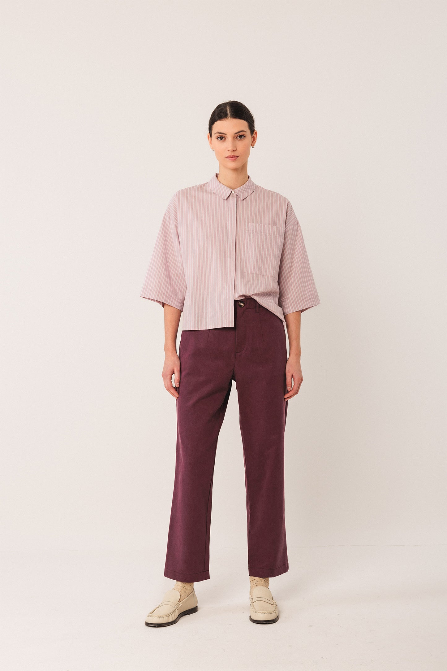 BOXY STRIPED SHIRT