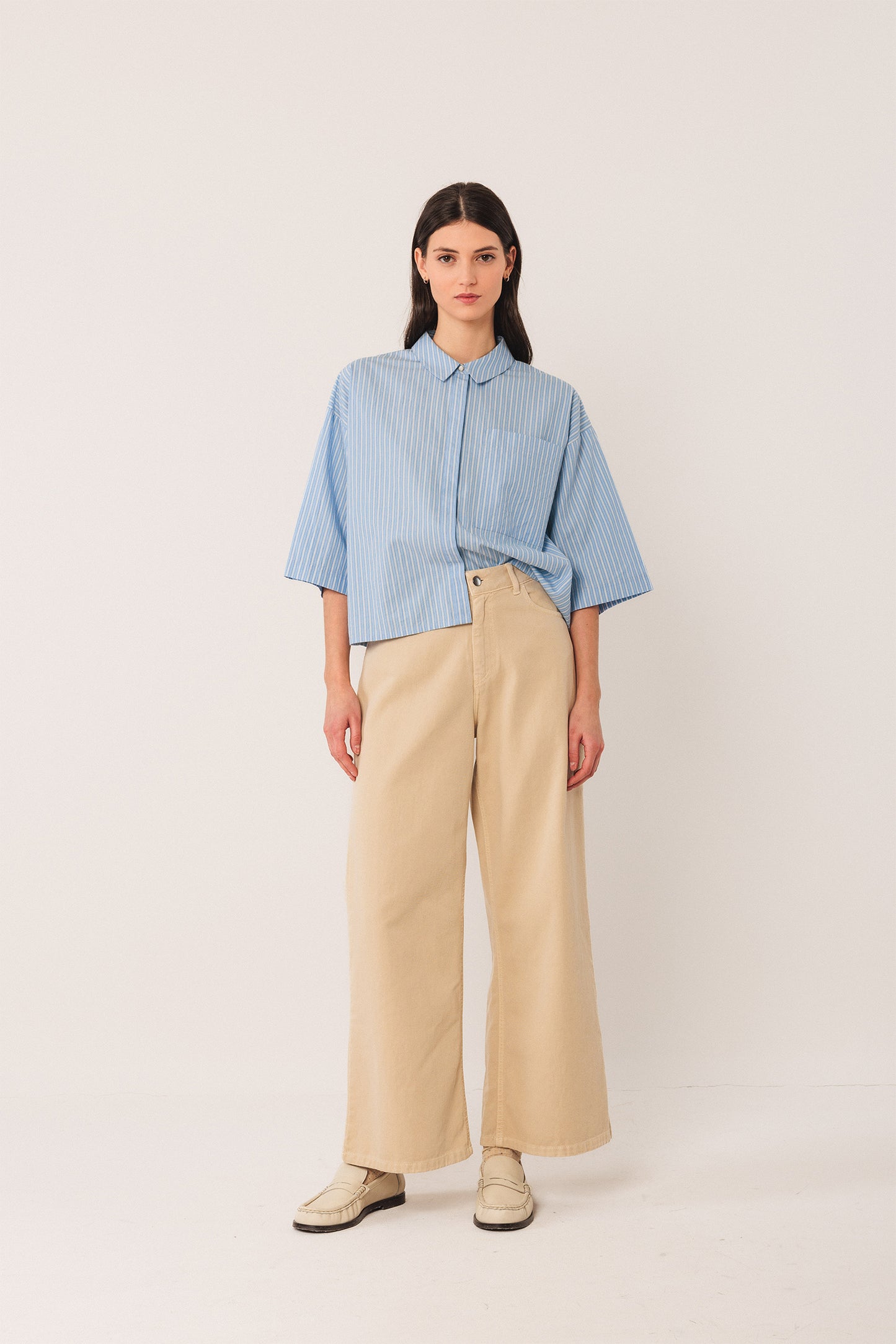 BOXY STRIPED SHIRT