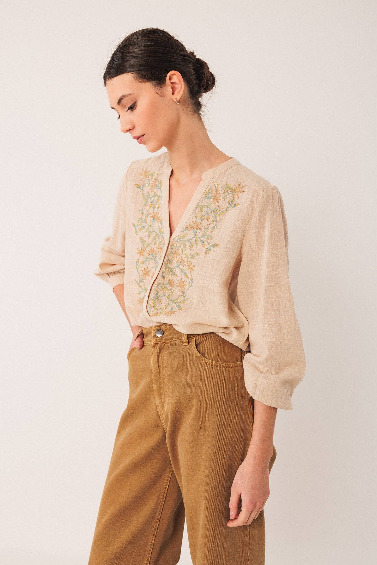COMBINED EMBROIDERED SHIRT