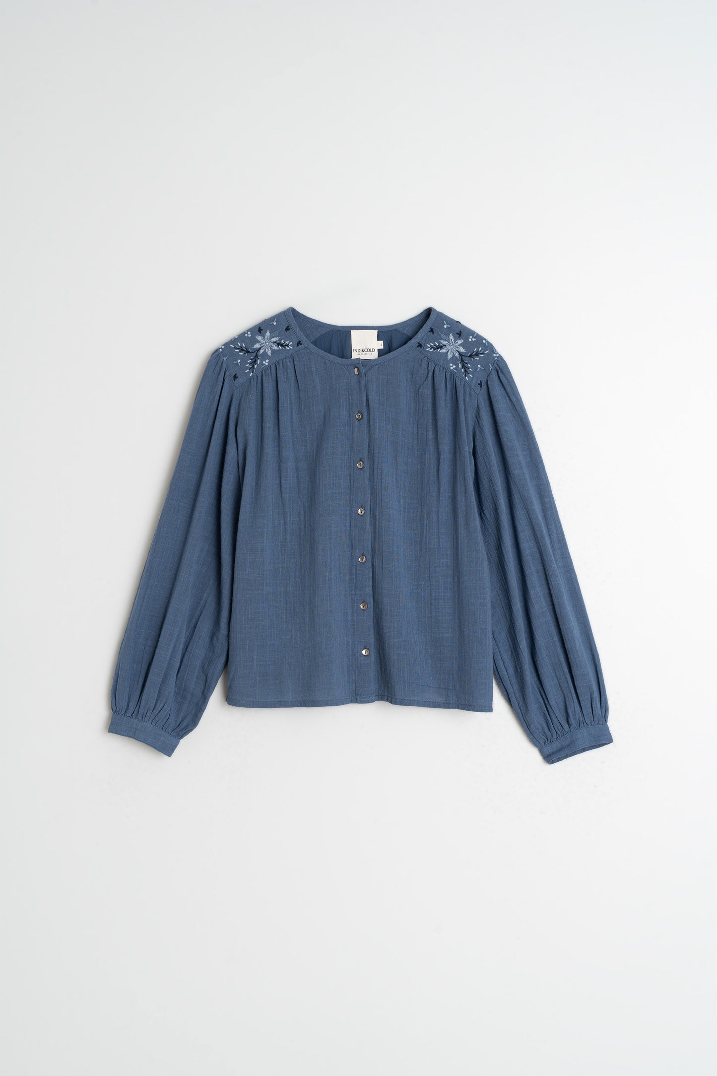 EMBROIDERED BOXY SHIRT