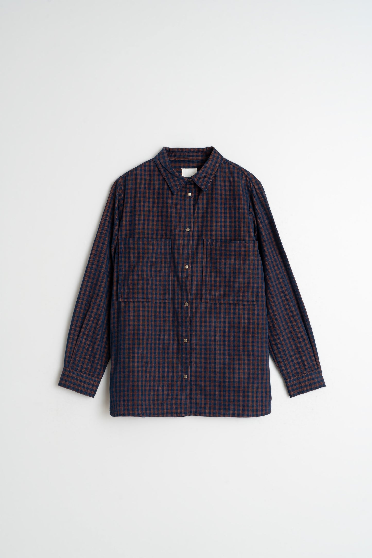 VICHY MICRO-CORDUROY OVERSHIRT