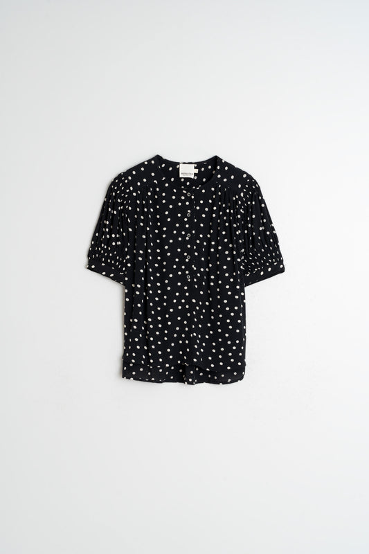 LANTERN-SLEEVE BLOUSE 6