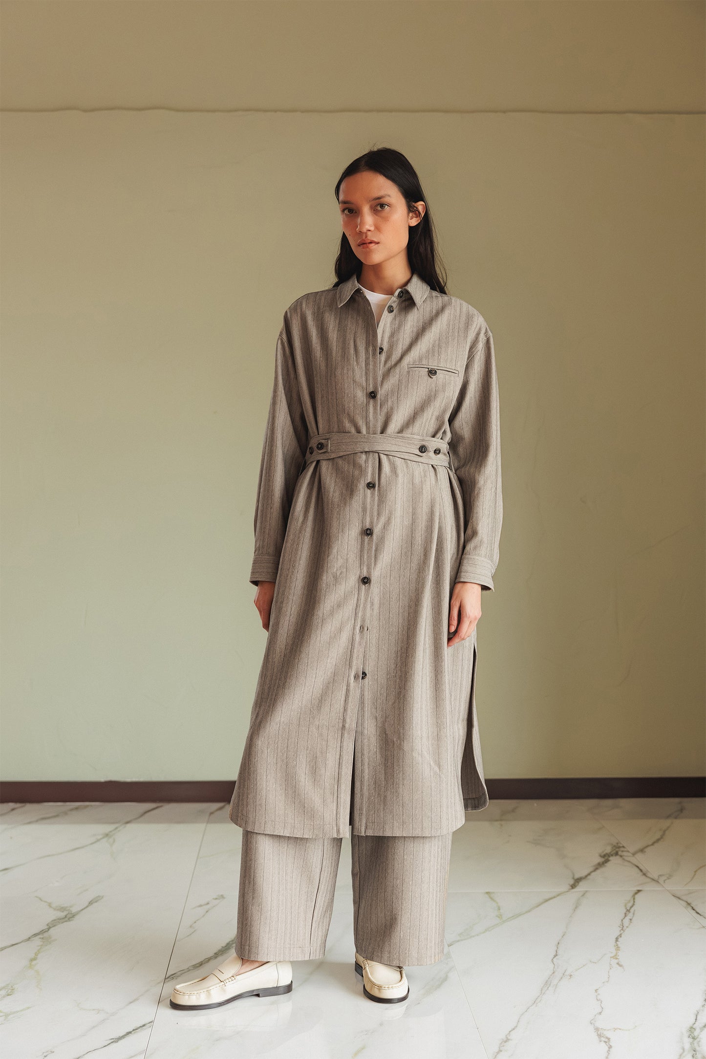 CORDUROY SHIRTDRESS