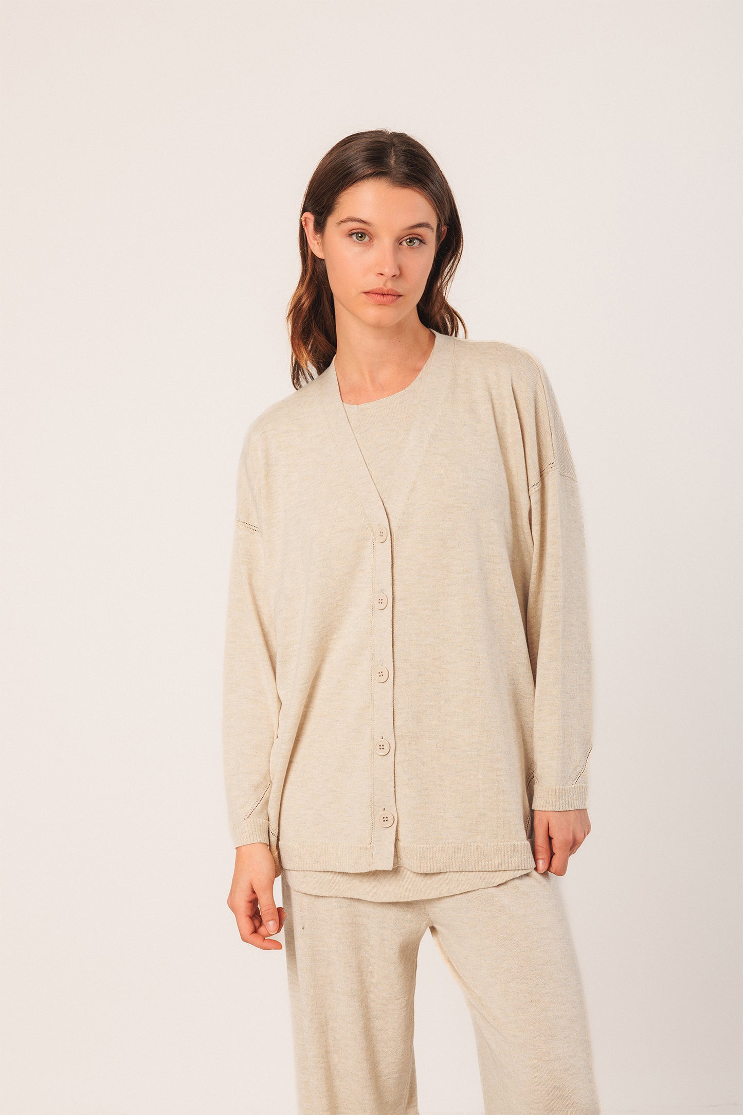 SEAWOOL V-NECK JACKET
