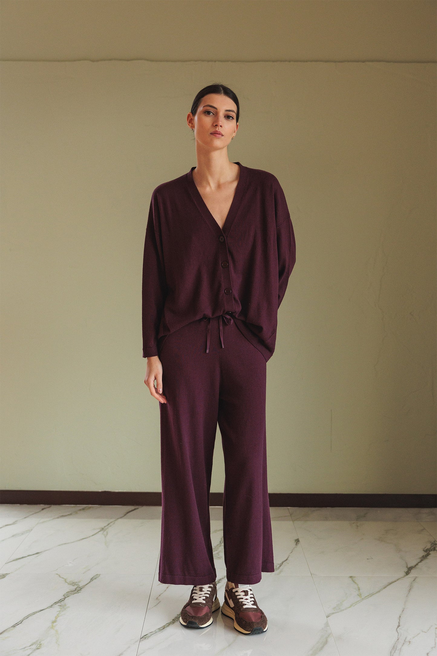 SEAWOOL V-NECK JACKET