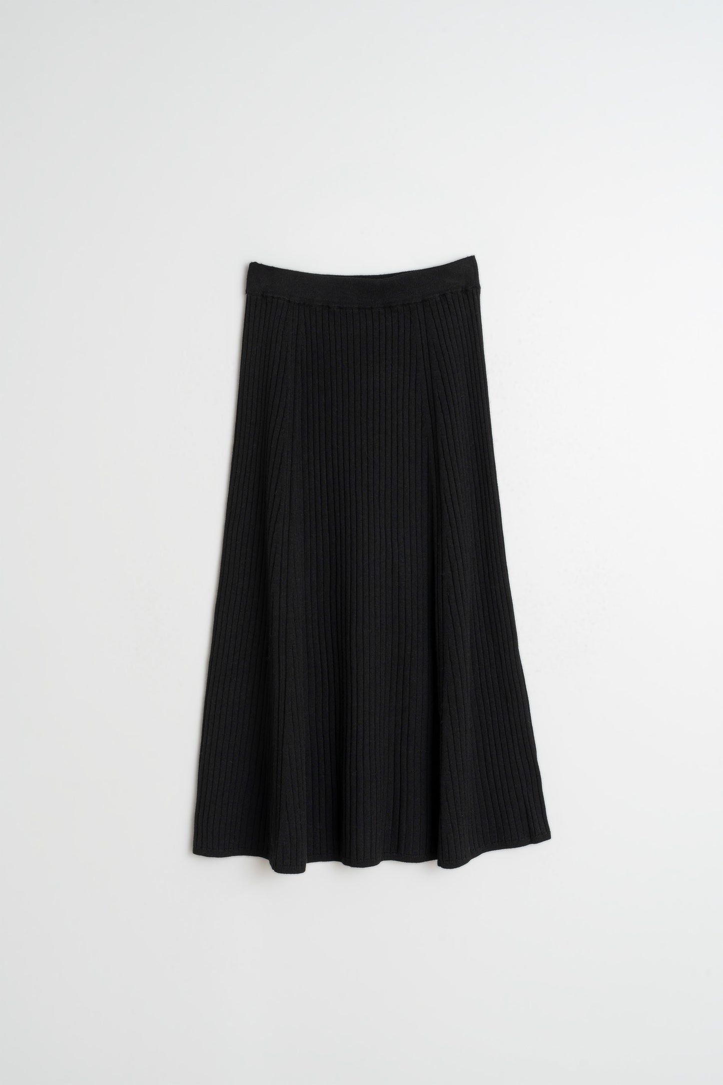 RIBBED KNIT SKIRT