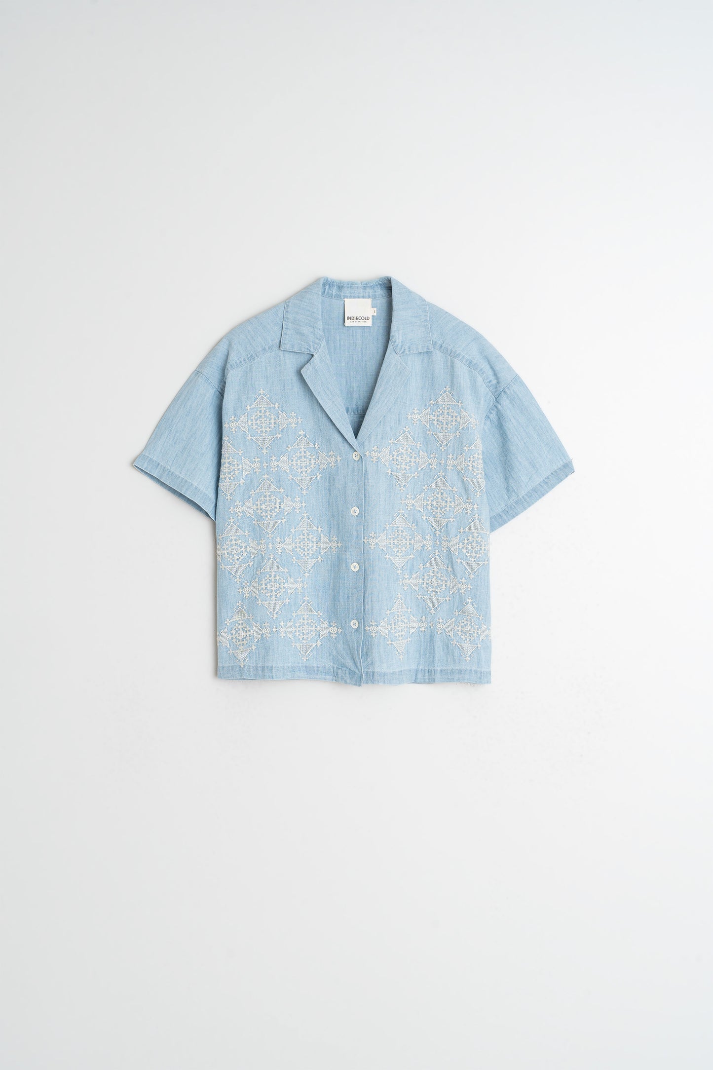 EMBROIDERED DENIM SHIRT