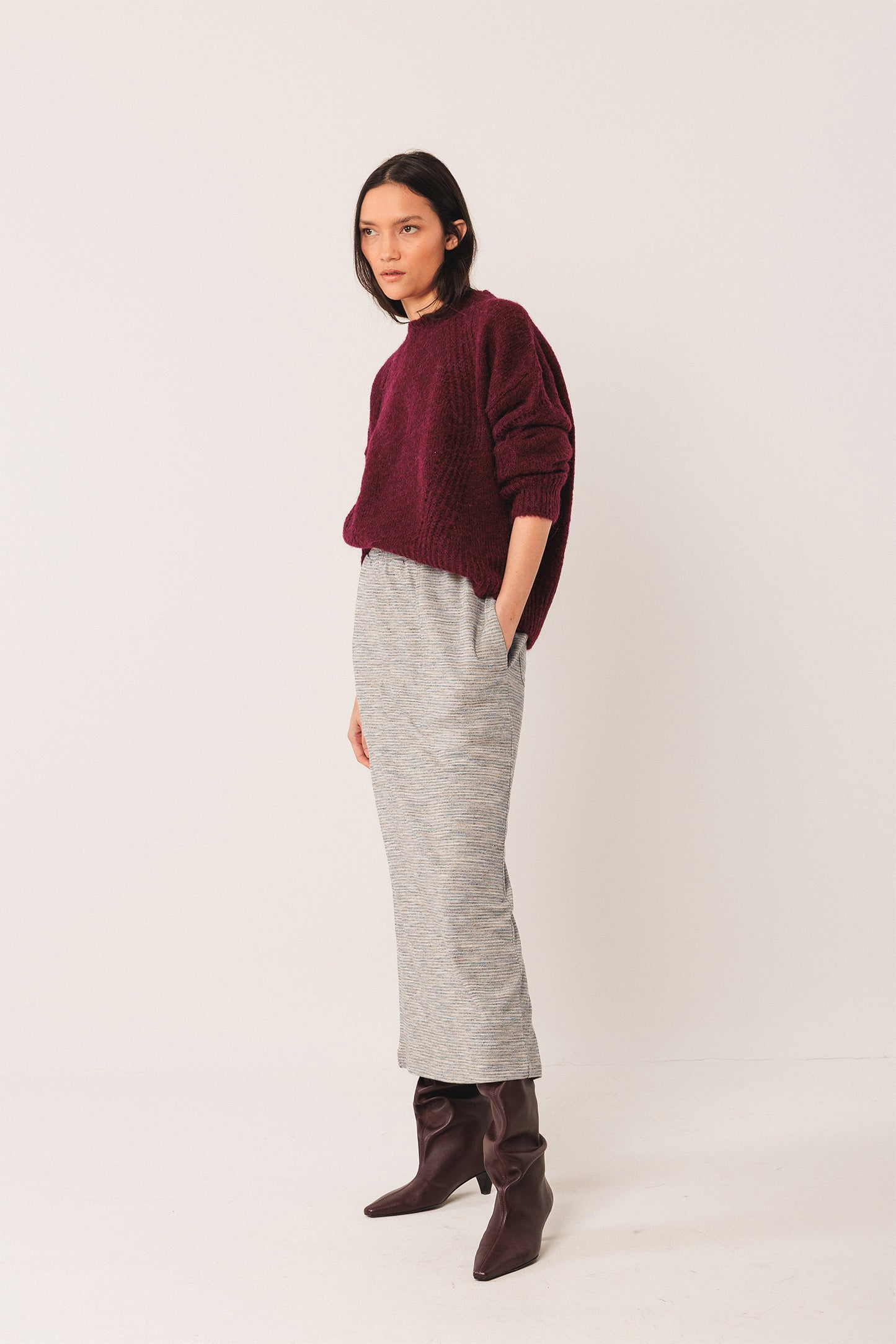 MULTICOLOR PENCIL SKIRT
