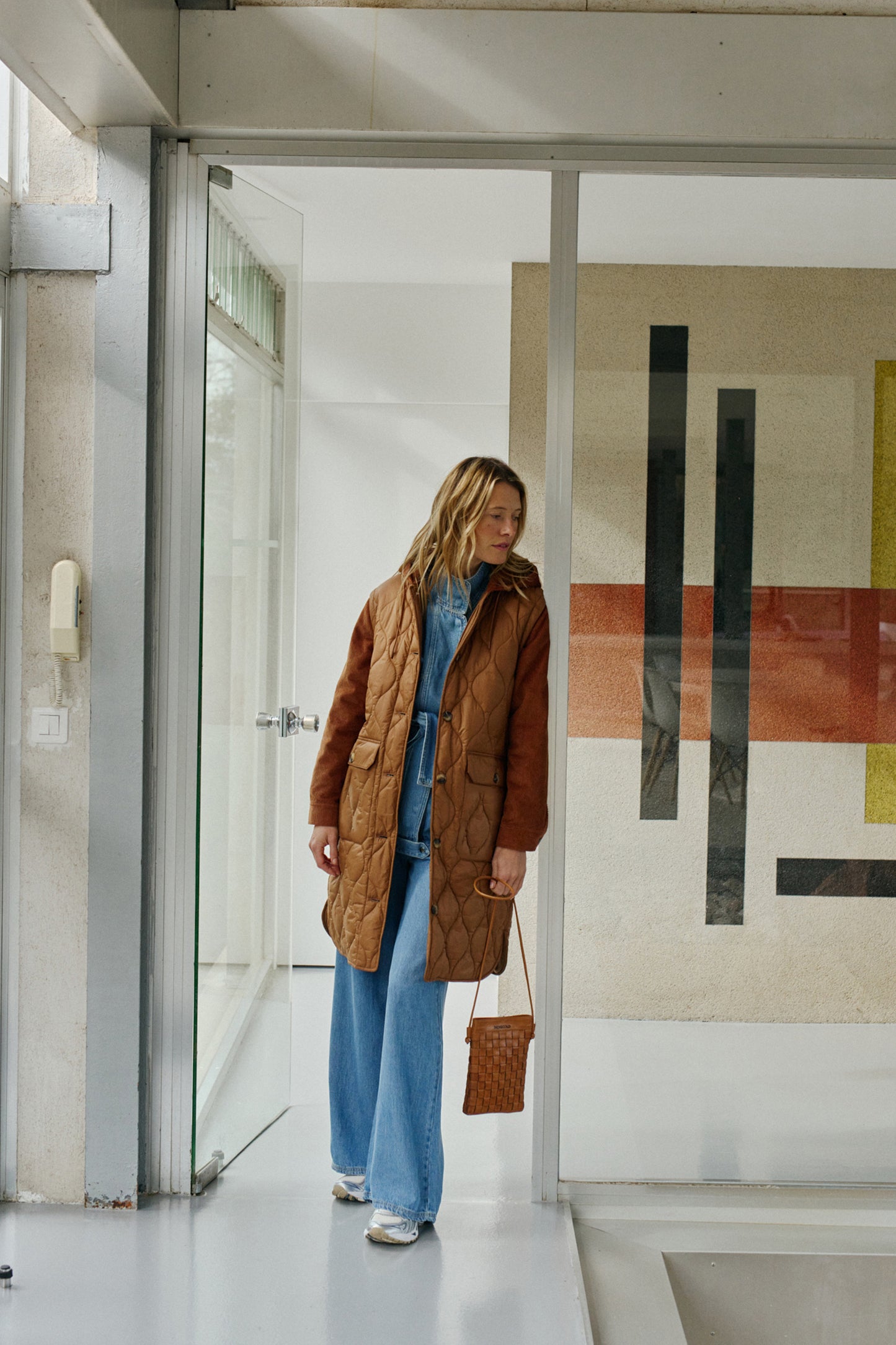 COMBINATION QUILTED COAT