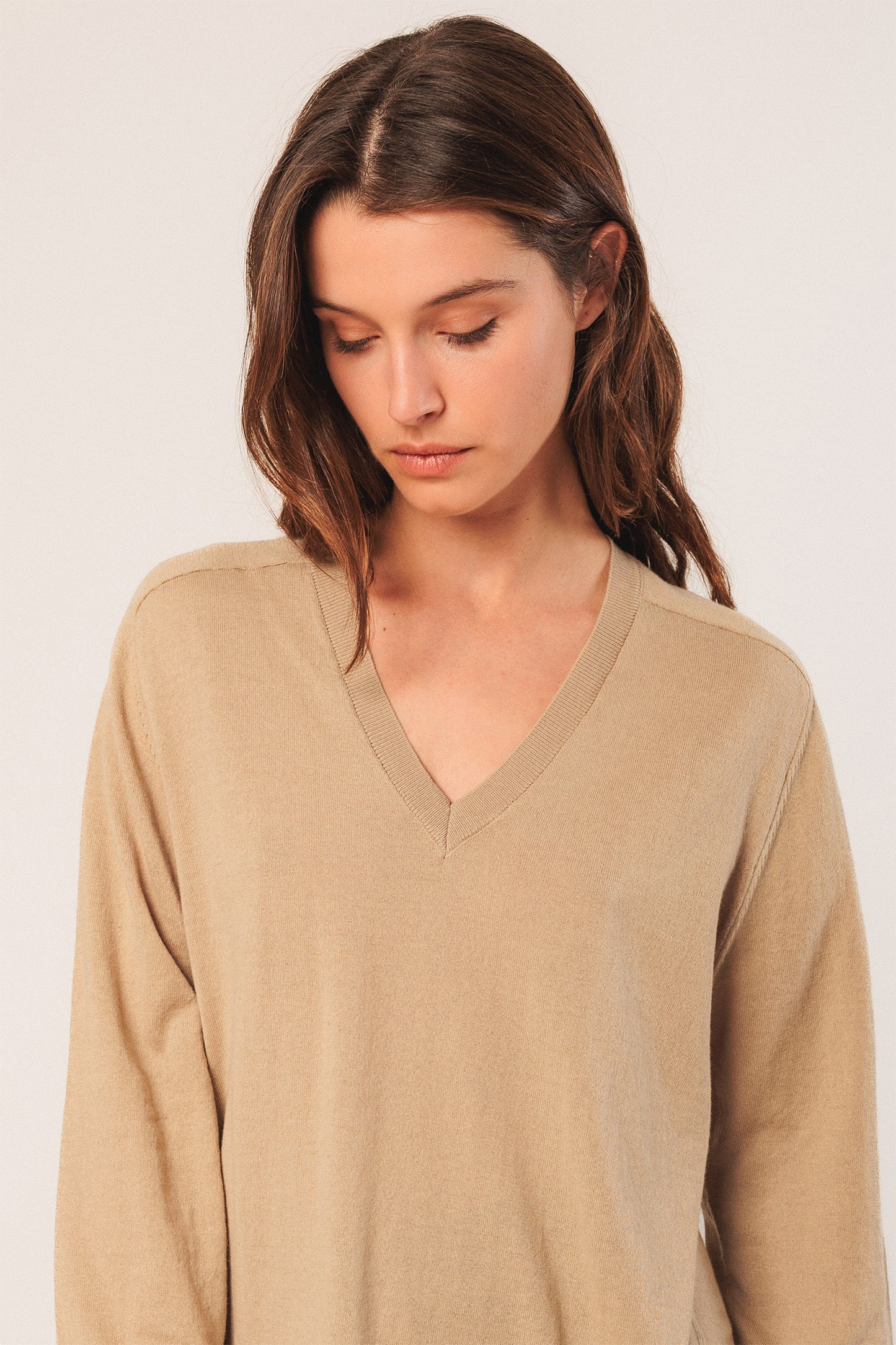 BASIC COTTON SWEATER
