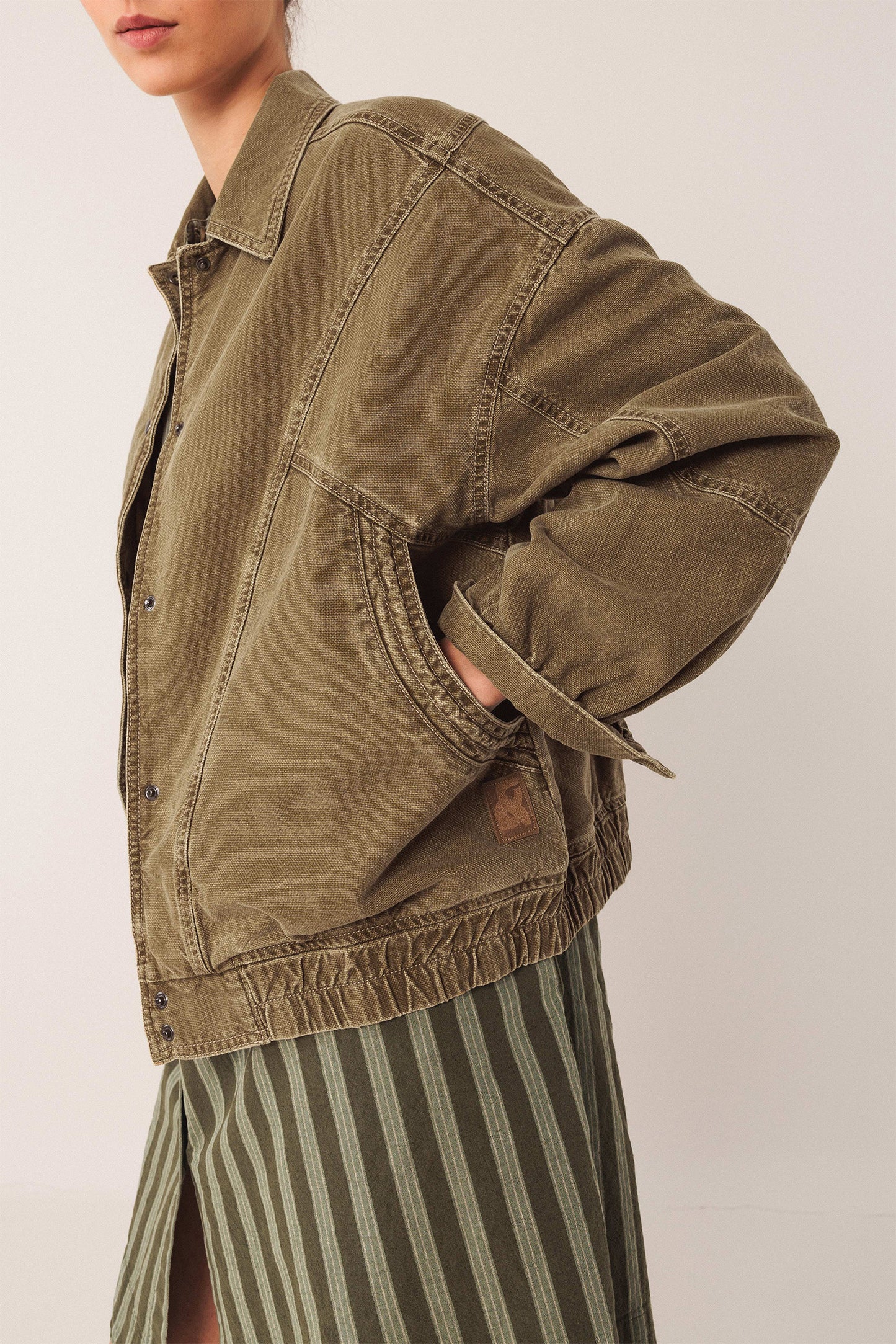 WASHED TWILL JACKET