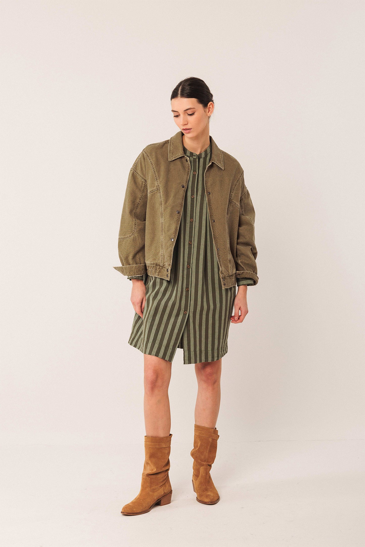 WASHED TWILL JACKET