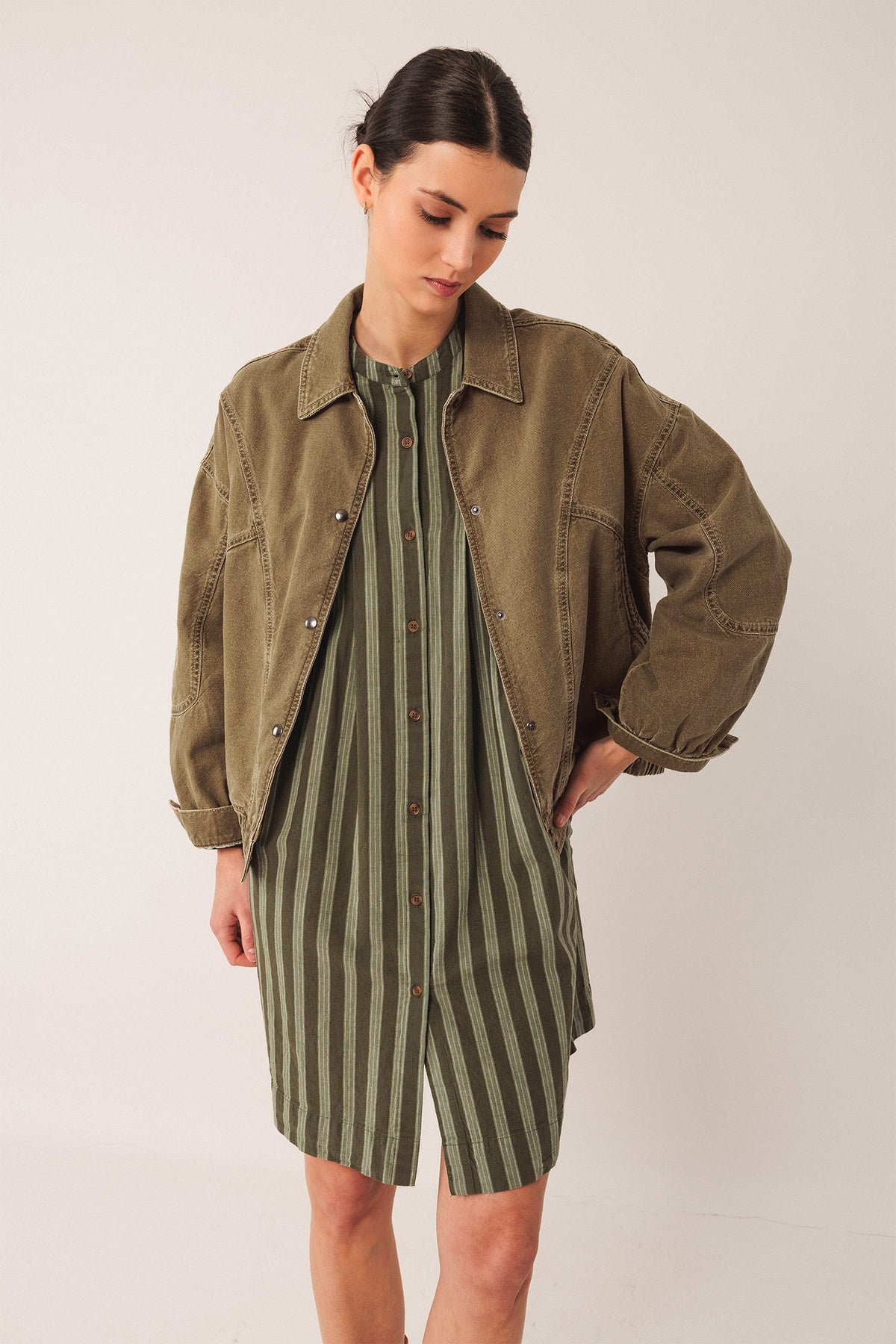 WASHED TWILL JACKET