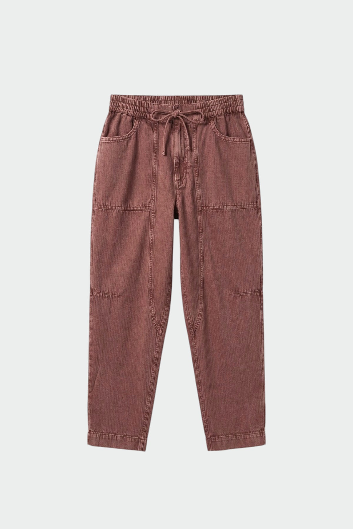 HERRINGBONE CARROT PANTS