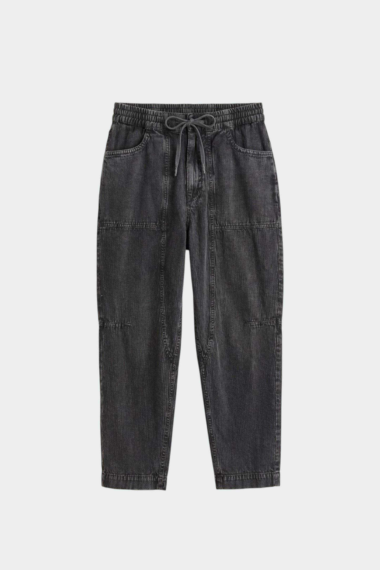 HERRINGBONE CARROT PANTS