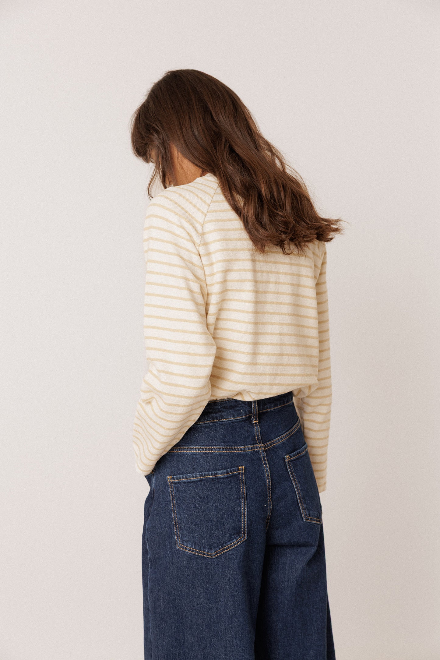 WIDE-LEG DENIM PANTS