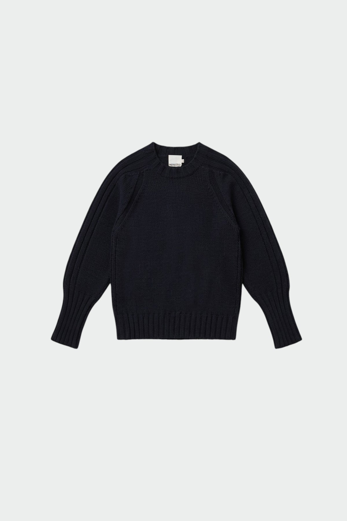BASIC INVERTED-TEXTURE SWEATER