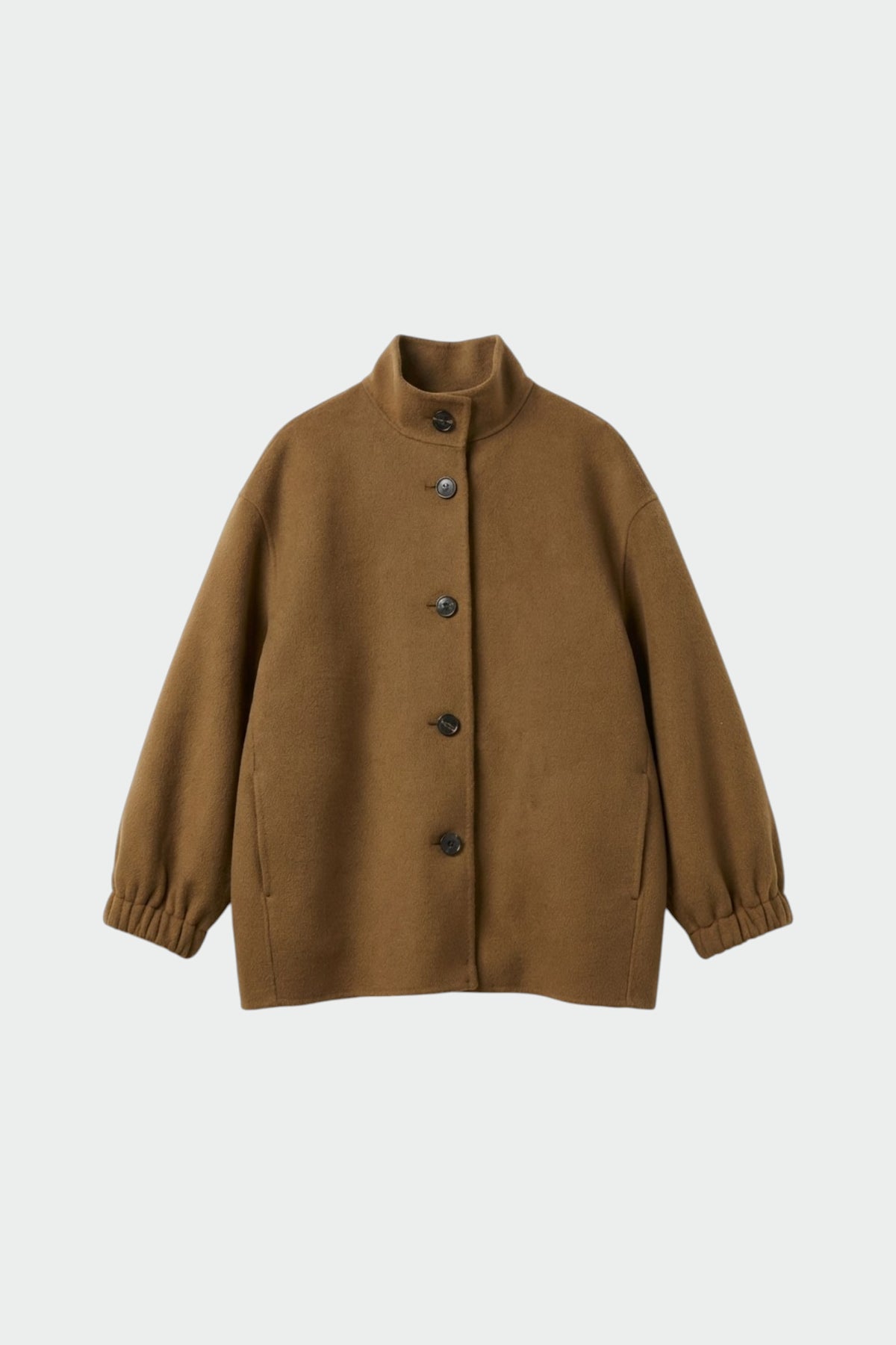WOOL BOMBER-STYLE COAT