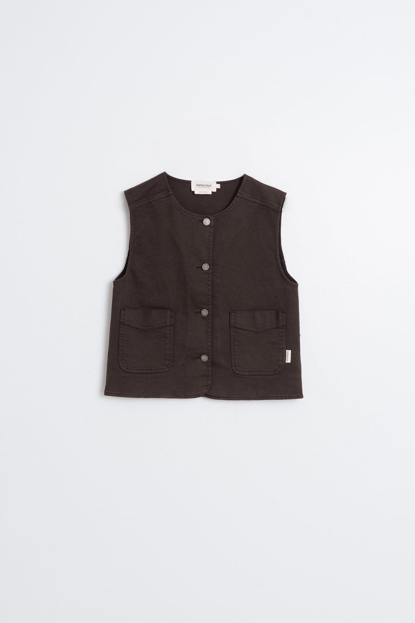 COTTON TWILL VEST