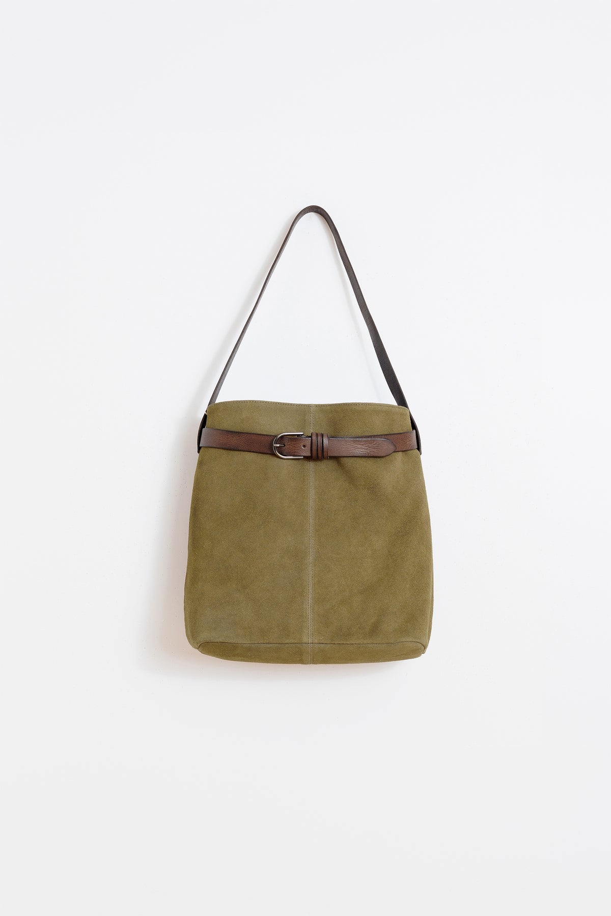 MEDIUM SPLIT-SUEDE BAG