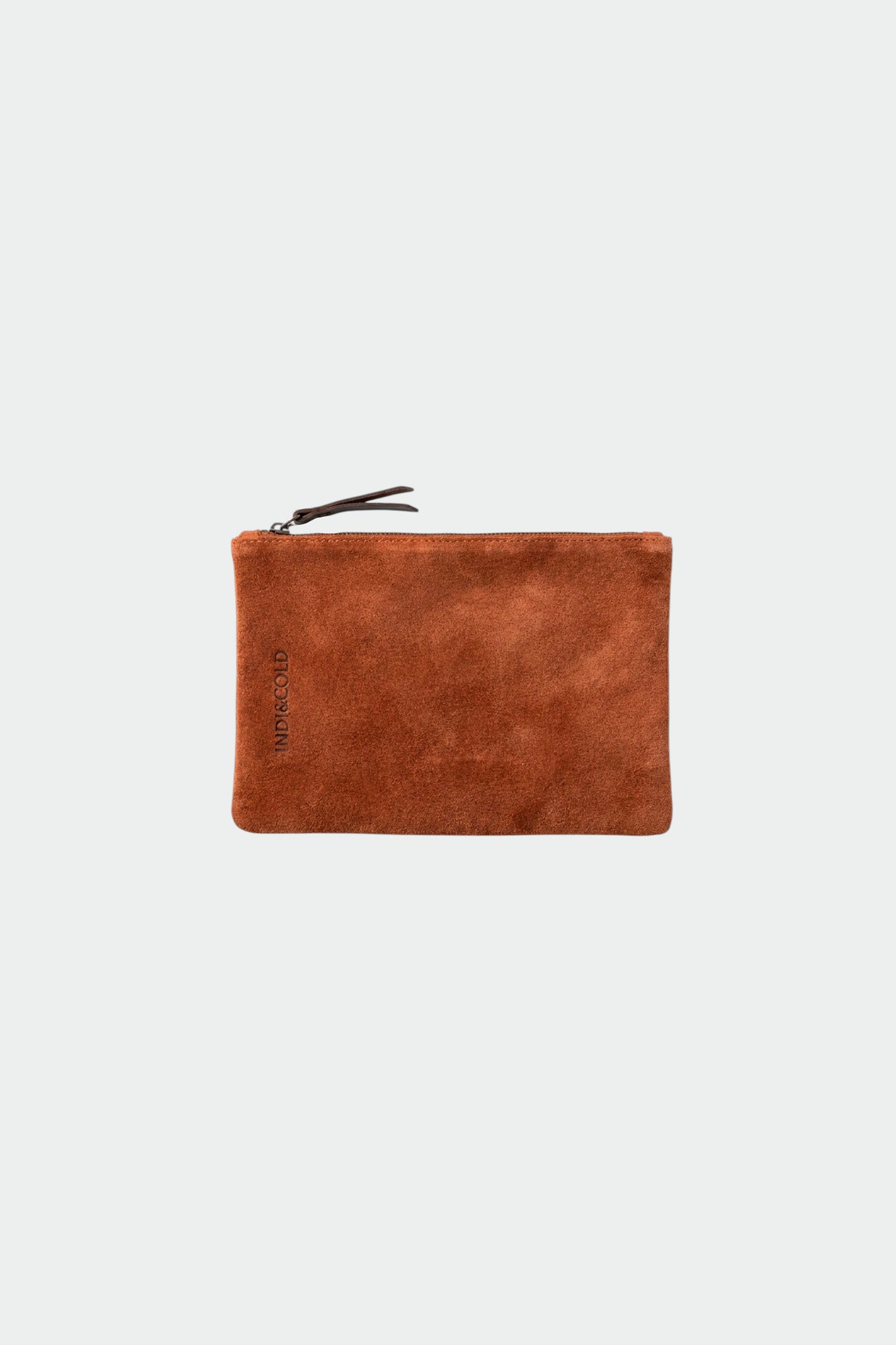 SPLIT-SUEDE TOILETRY BAG