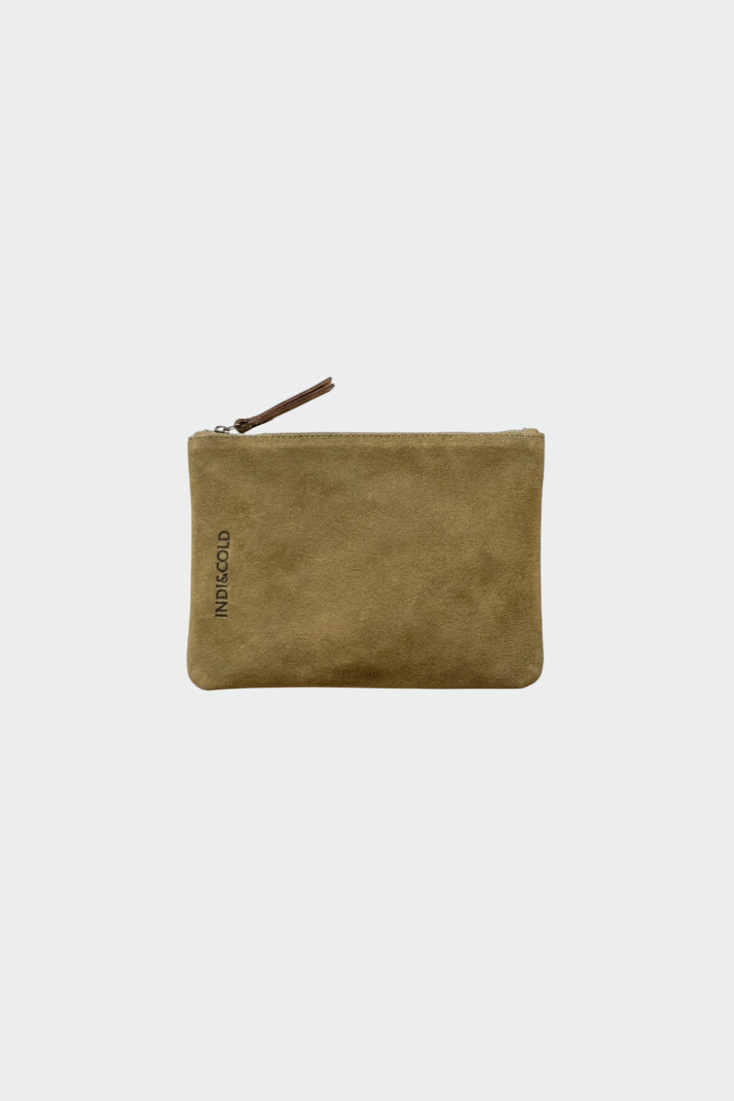 SPLIT-SUEDE TOILETRY BAG