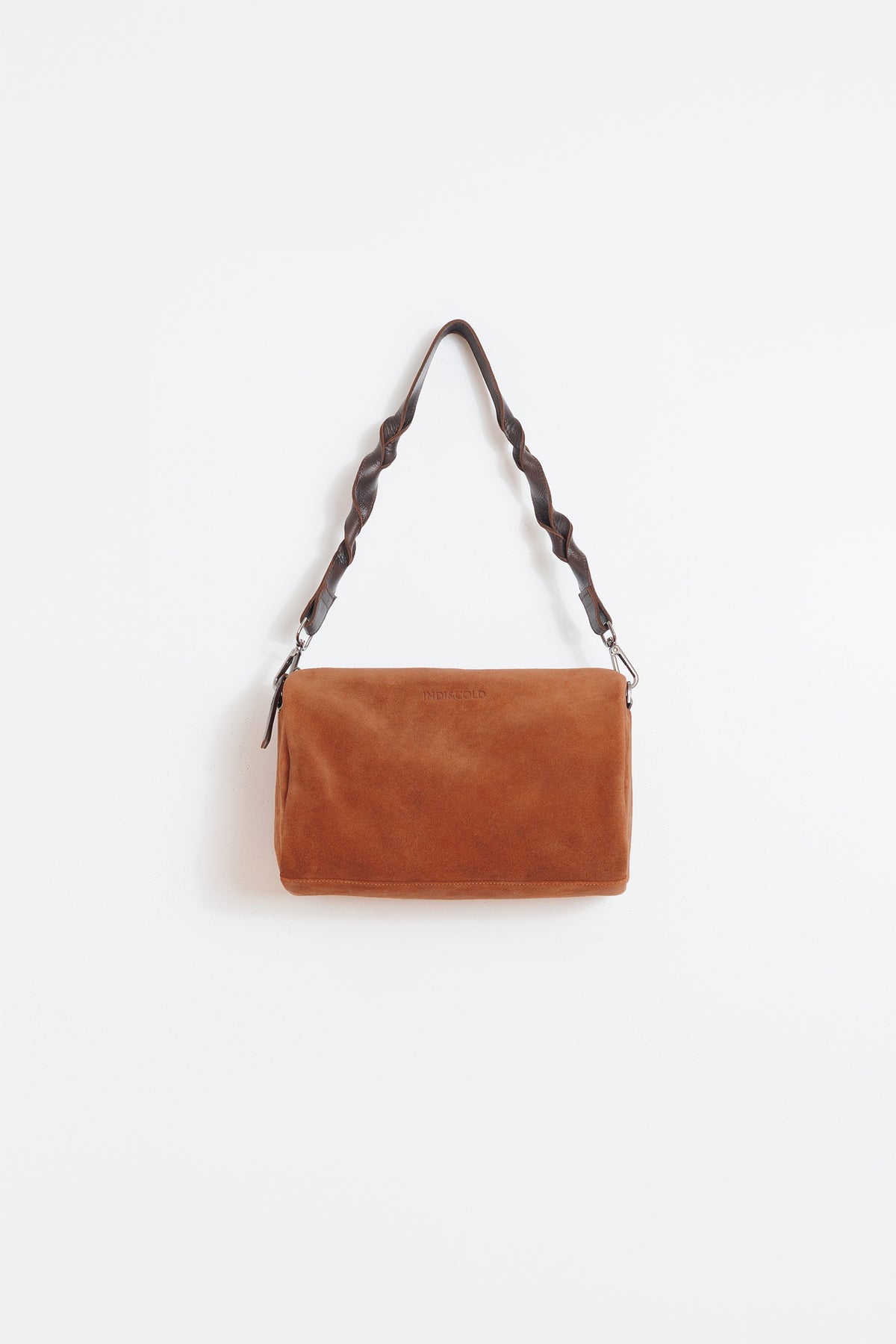 SPLIT-SUEDE SHOULDER BAG