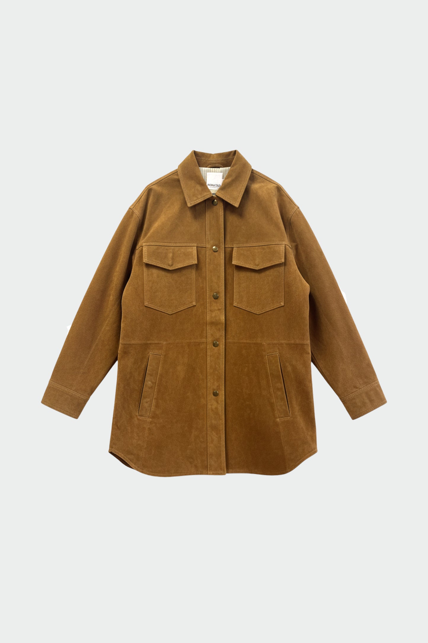 LEATHER POCKET PARKA