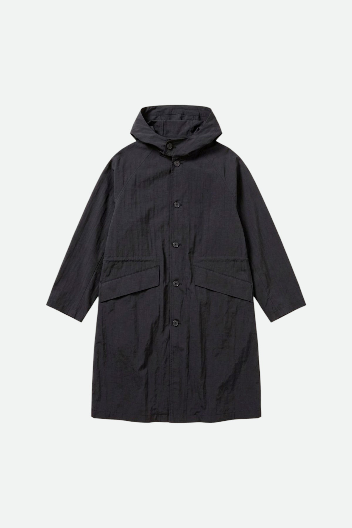 CASUAL TRENCH COAT IN TECHNICAL FABRIC