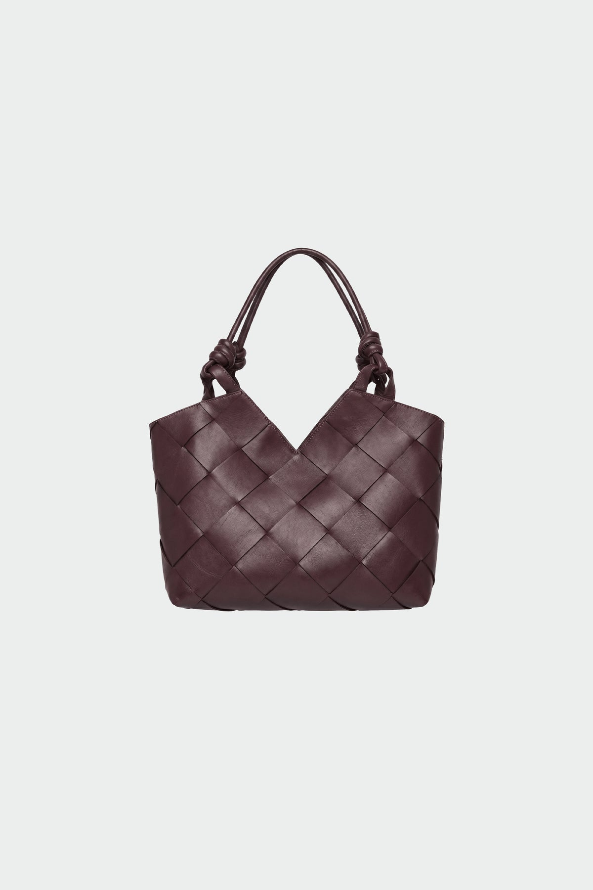 MAXI WOVEN LEATHER BAG