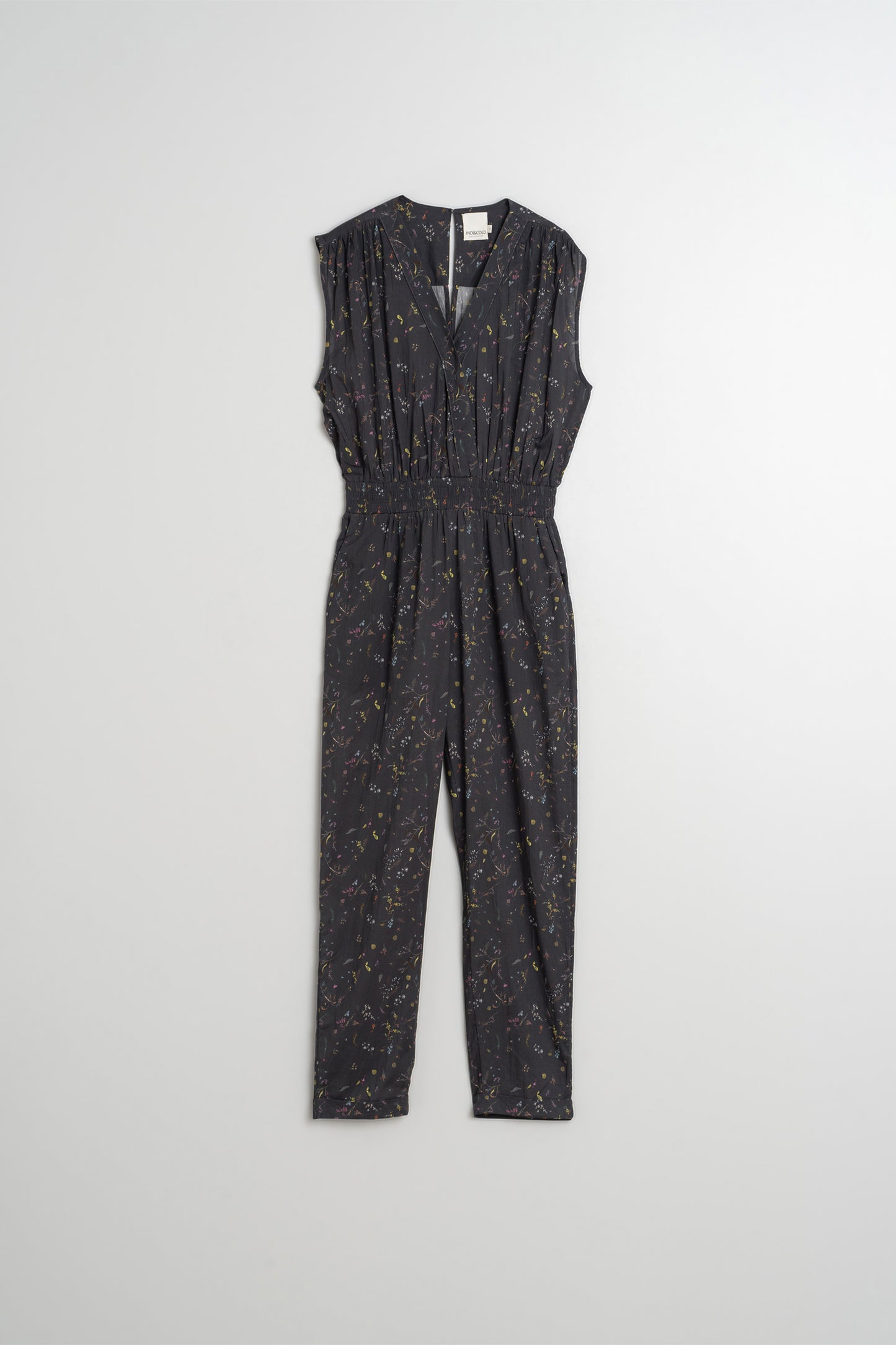 PRINTED COTTON JUMPSUIT