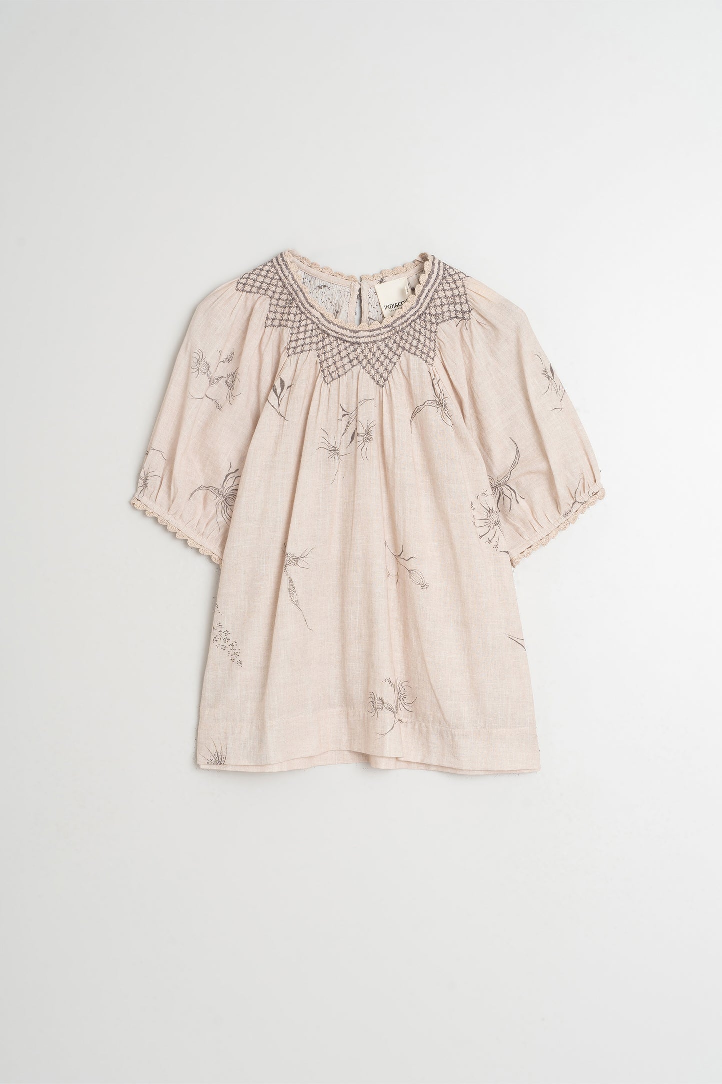 CROCHET DETAILS BLOUSE