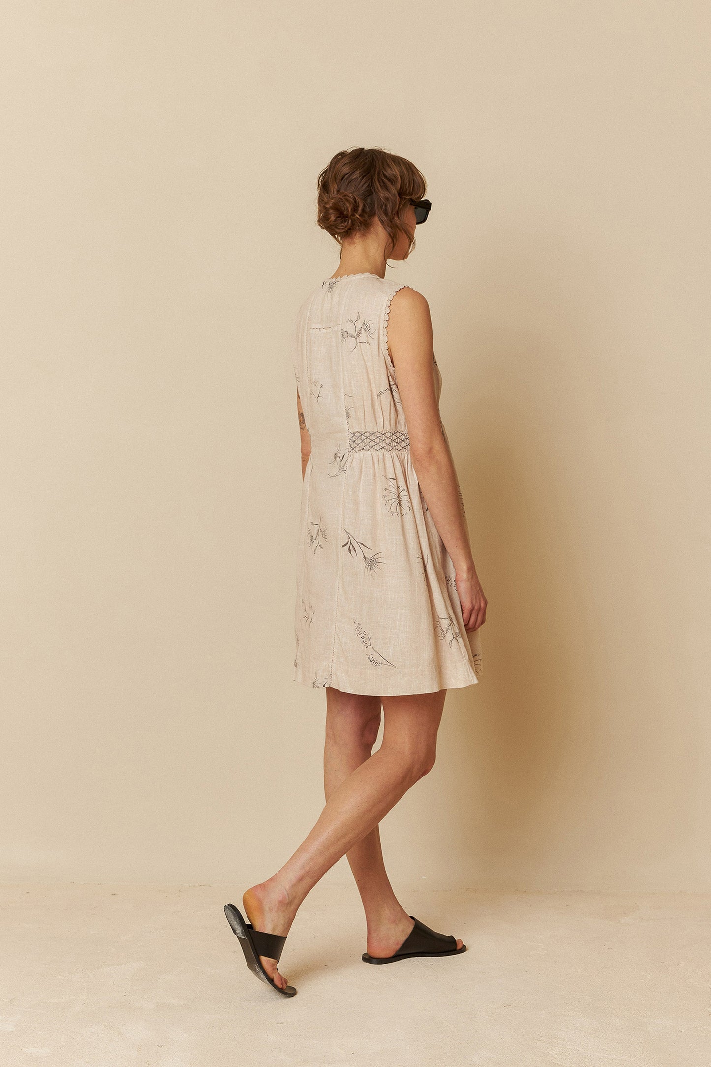 CROCHET DETAILS DRESS