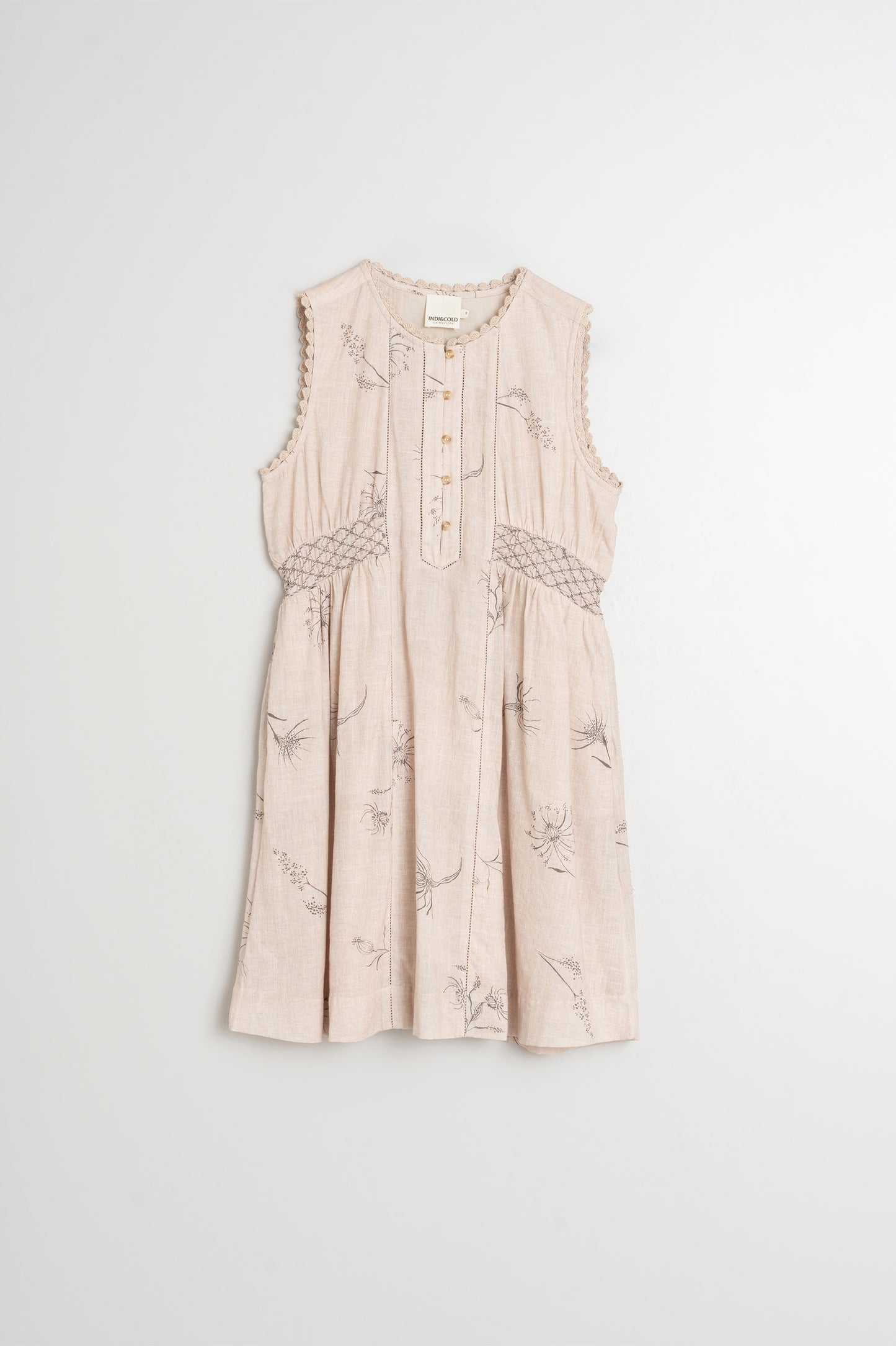 CROCHET DETAILS DRESS