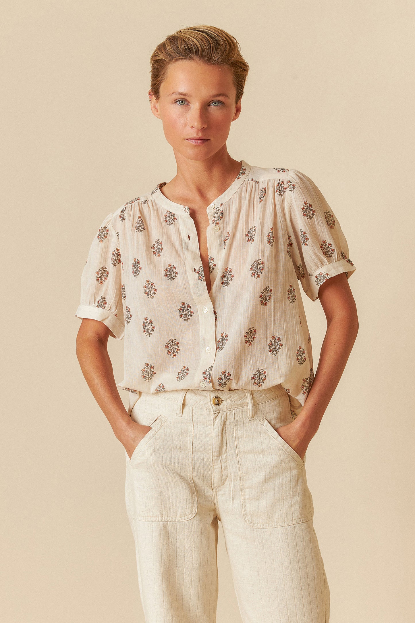 COTTON VOILE SHIRT