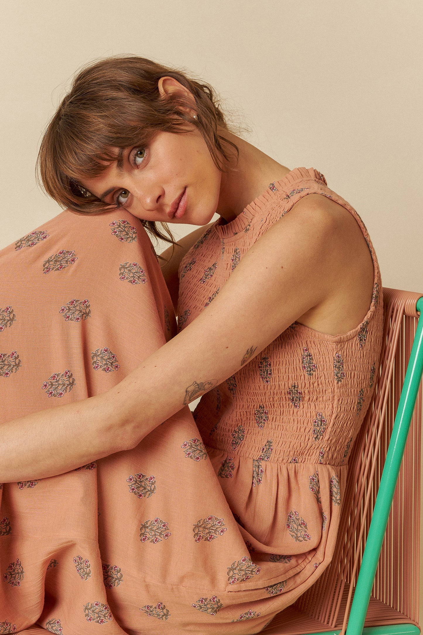ELASTIC WAIST DRESS
