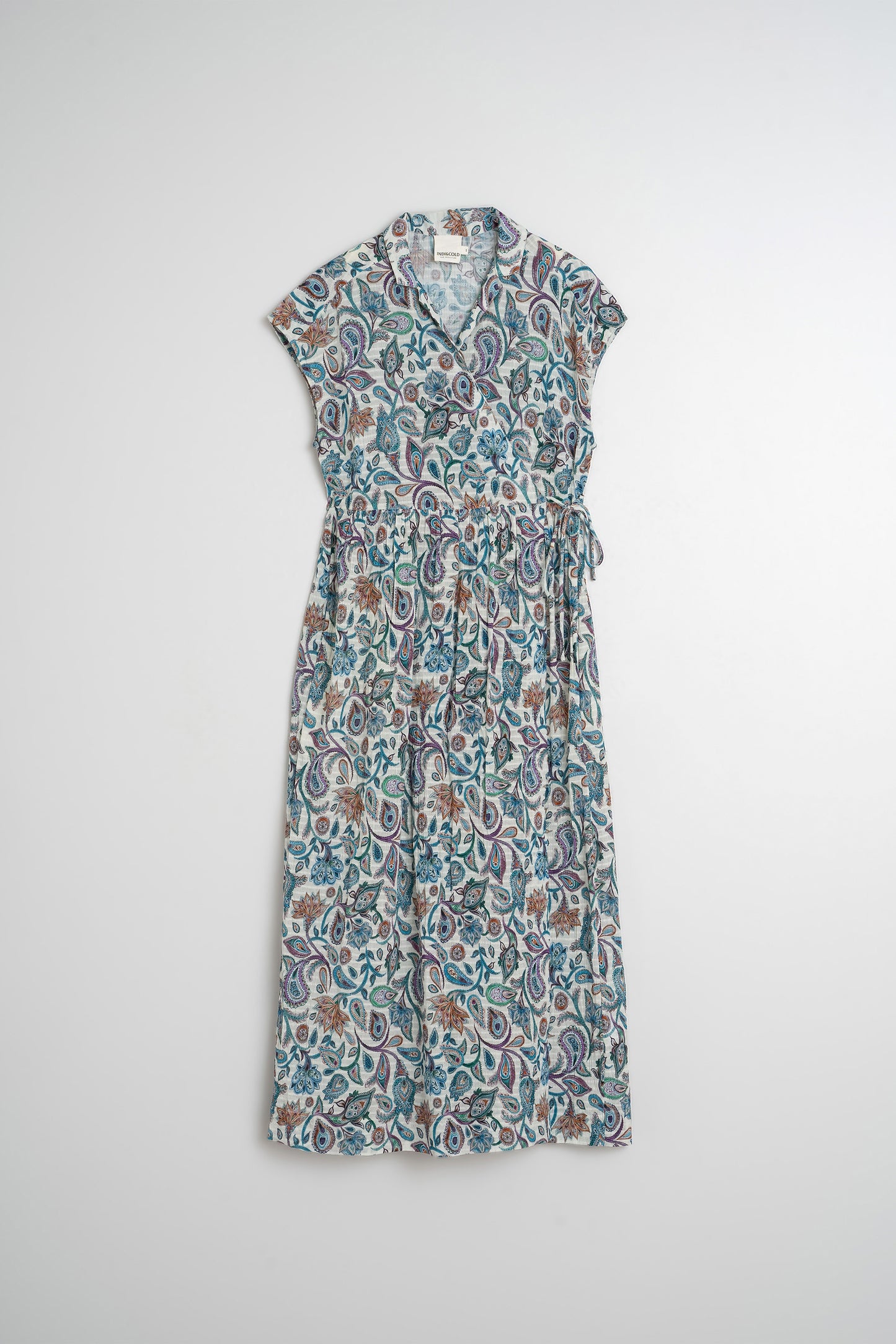 PAISLEY CROSSOVER DRESS