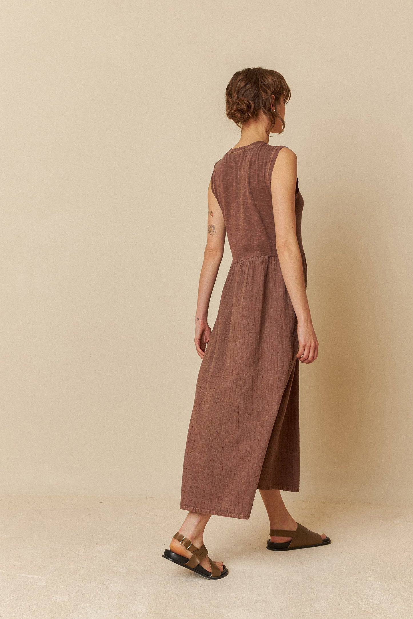 WASHED EFFECT DRESS