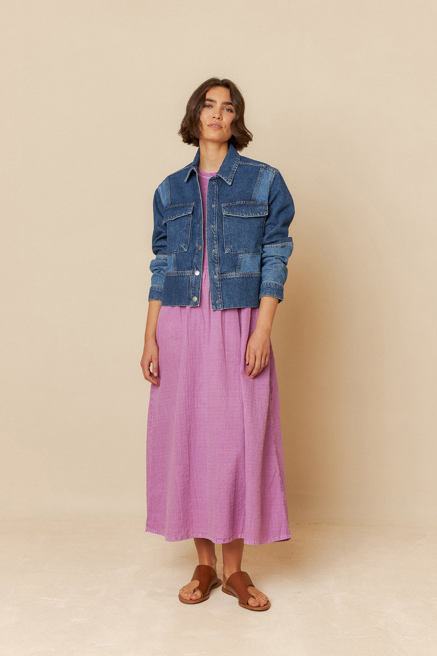 WASHED EFFECT DRESS