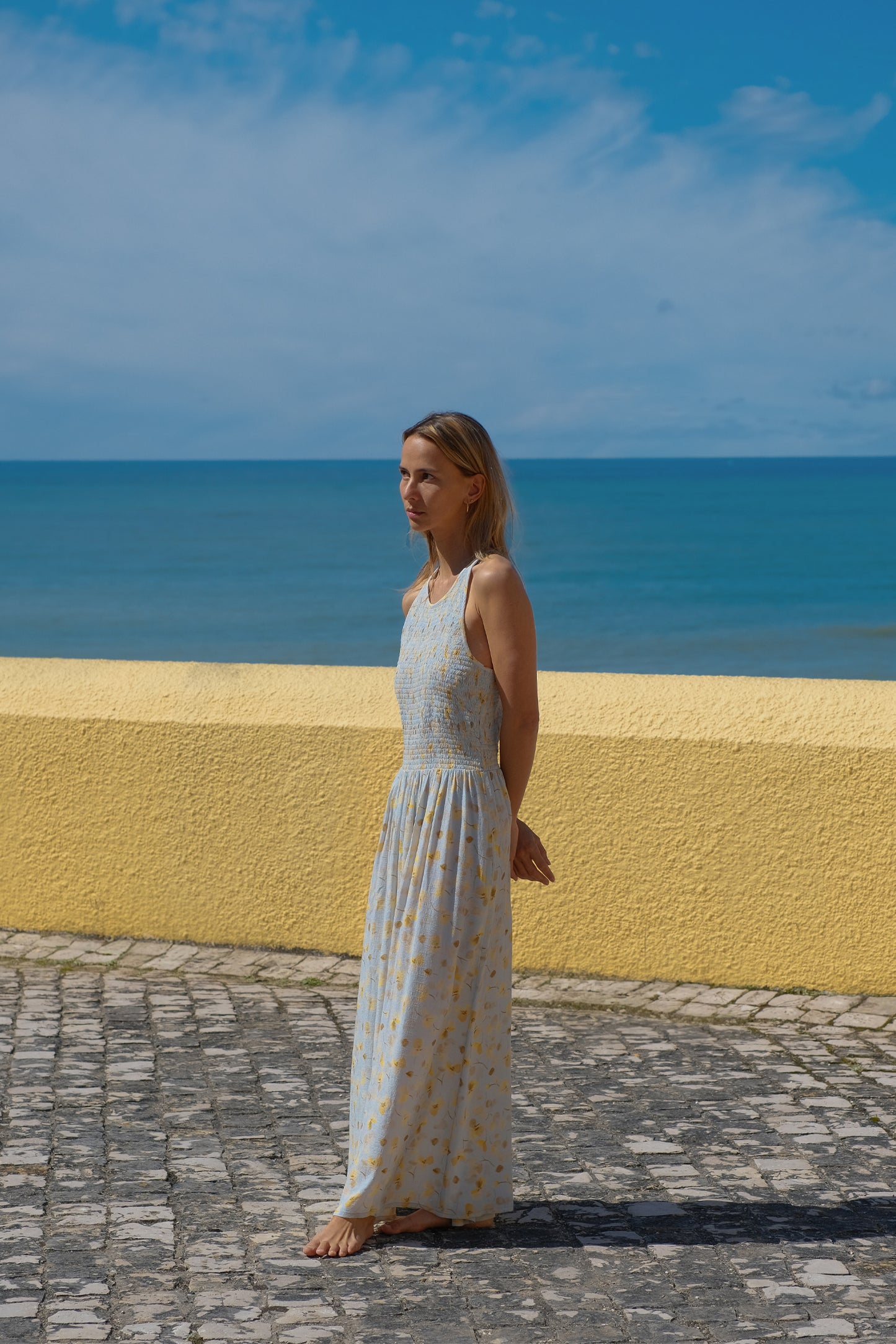 ELASTIC-WAIST DRESS