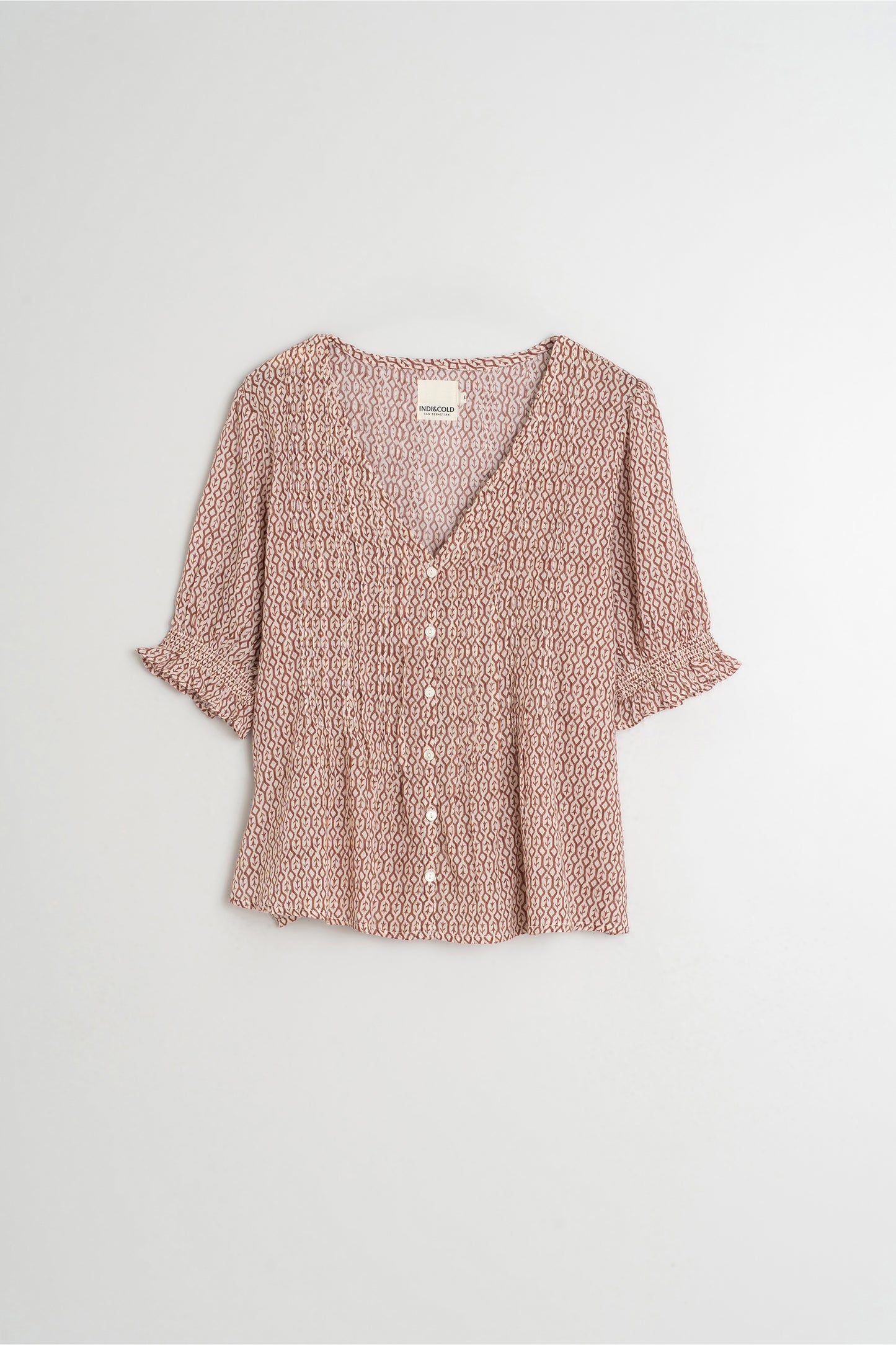 ELASTIC SHORT SLEEVE SHIRT
