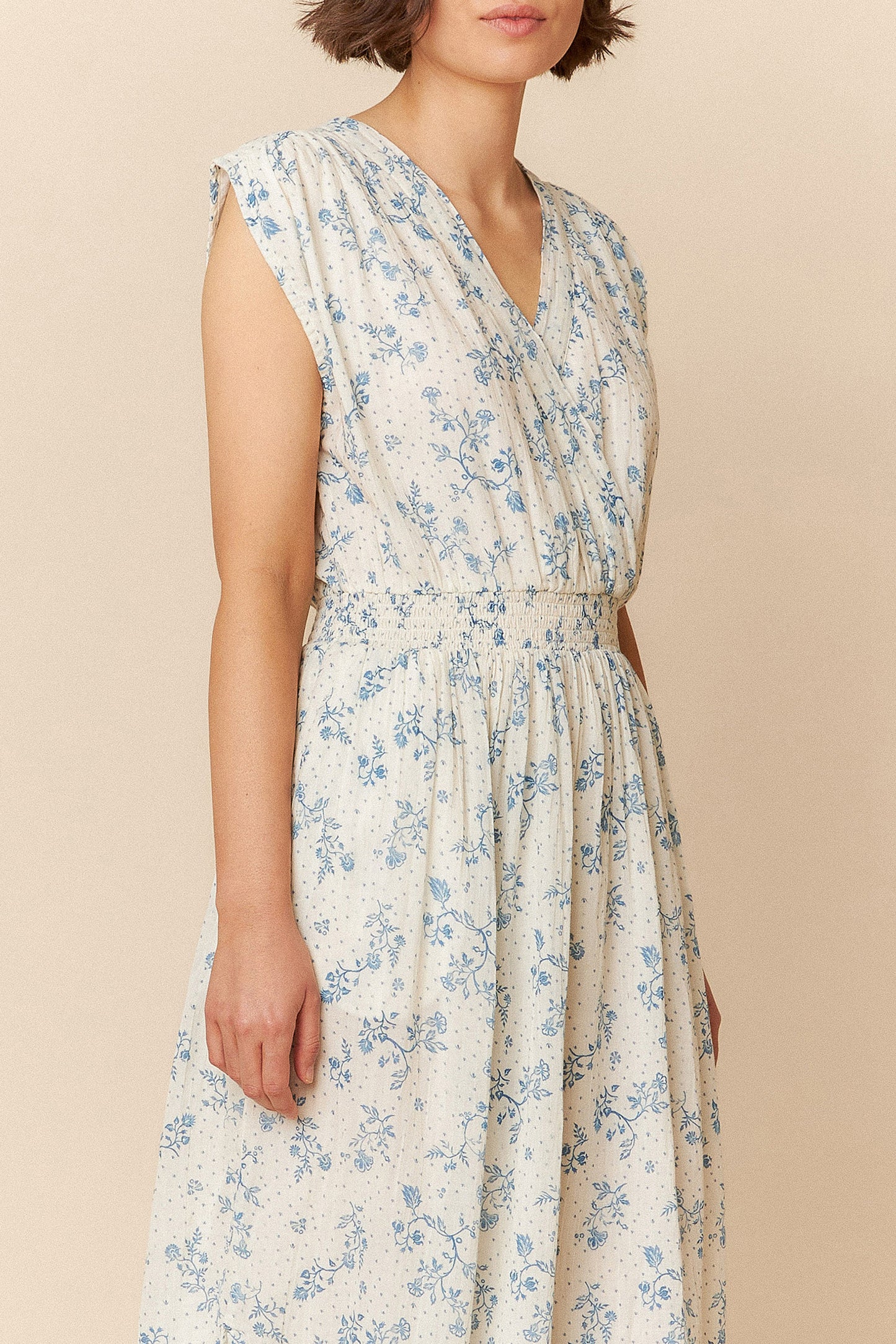 CROSSOVER ELASTIC DRESS